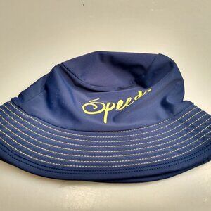 Speedo Navy Blue Swim Bucket Hat UV 50+ Toddler Baby Kids Size Large/Extra Large